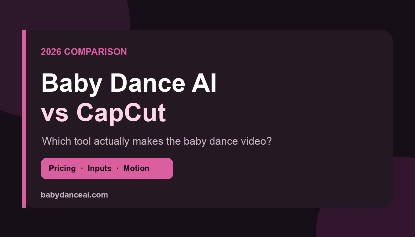 Baby Dance AI vs CapCut: Which Makes a Better AI Baby Dance Video in 2026?