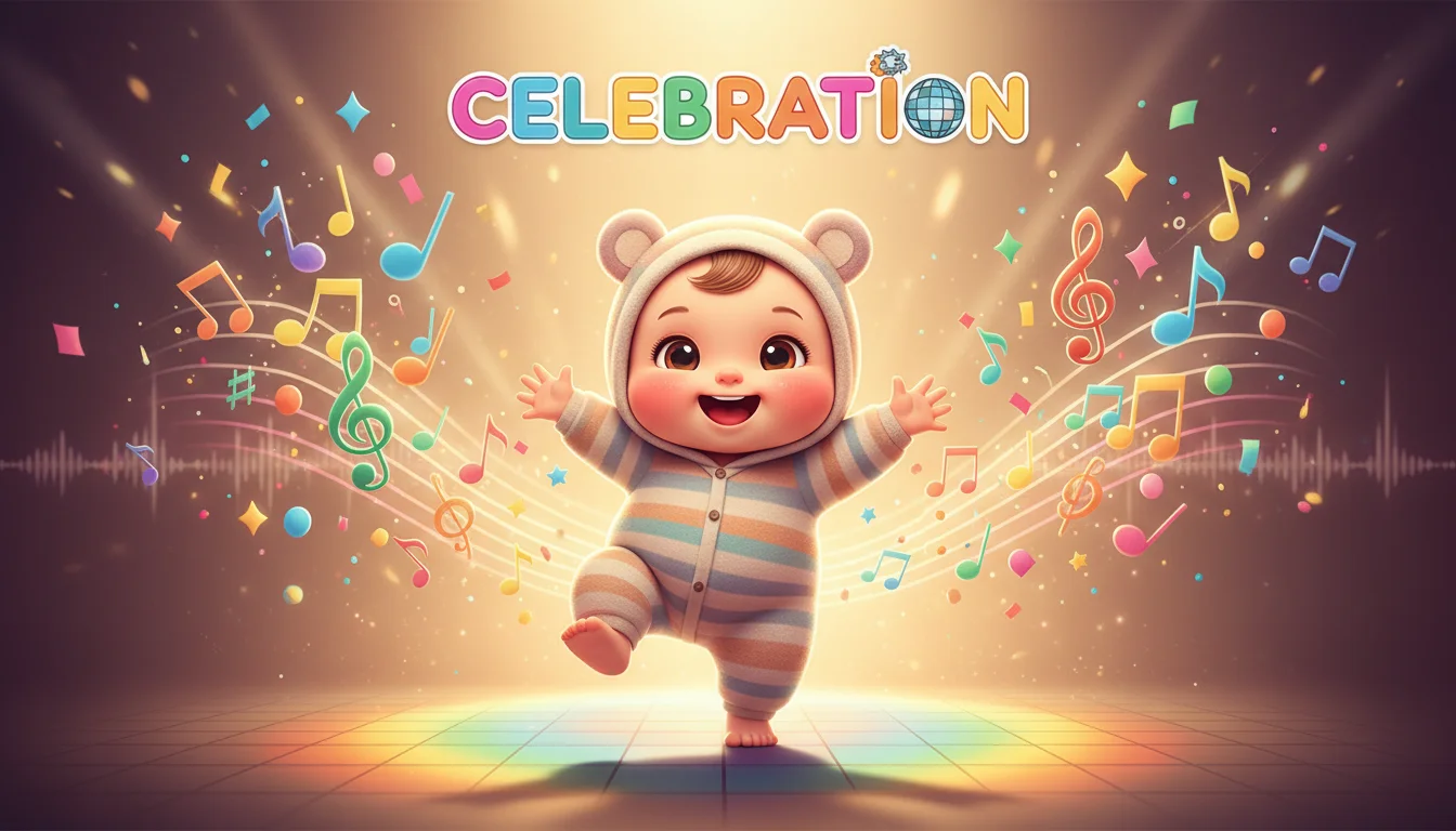 Baby Dance to Celebration by Kool & the Gang